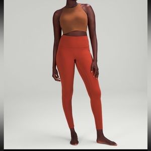 Align Legging 28 in Burnt Orange/Terracota
